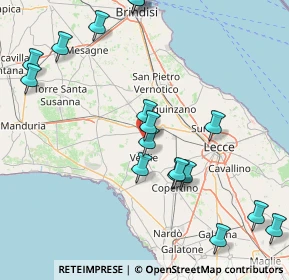 Mappa Via SP per Veglie km 0, 73015 Salice salentino LE, Italia (20.48176)