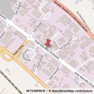 Mappa Viale M. Chiatante, , 73100 Lecce, Lecce (Puglia)
