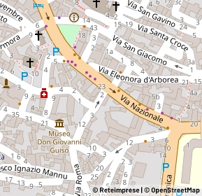 Mappa Via Generale Nino Cabras, 08028 Orosei NU, Italia (0.07308)