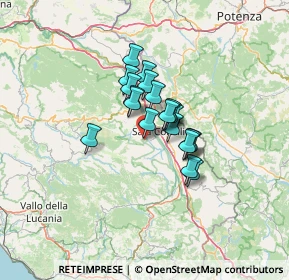 Mappa Via Corpo di Cristo, 84039 Teggiano SA, Italia (8.857)
