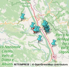 Mappa Via Corpo di Cristo, 84039 Teggiano SA, Italia (4.9925)