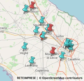 Mappa Via S. Giovanni, 73051 Novoli LE, Italia (8.25467)