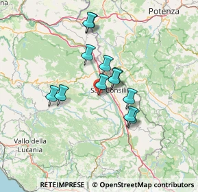 Mappa Via Sant'Agostino, 84039 Teggiano SA, Italia (11.86583)