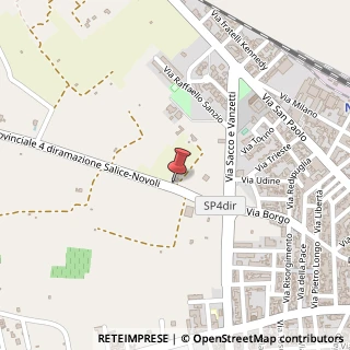 Mappa Via Giuseppe Nenni, 13, 73012 Campi Salentina, Lecce (Puglia)