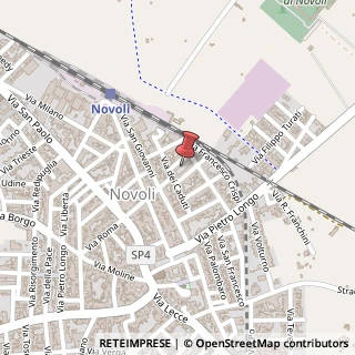 Mappa Via Eugenio Montale, 3, 73051 Novoli, Lecce (Puglia)