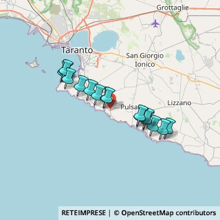 Mappa 74020 Leporano Marina TA, Italia (6.525)