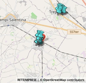 Mappa Via Fratelli Rosselli, 73051 Novoli LE, Italia (1.7415)
