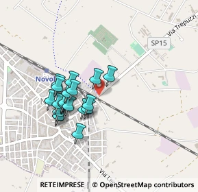 Mappa Via Fratelli Rosselli, 73051 Novoli LE, Italia (0.4065)