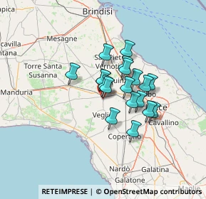 Mappa Via Salvo D'Acquisto, 73015 Salice Salentino LE, Italia (9.76789)