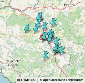 Mappa Parco Nazionale del Cilento, 84039 Teggiano SA, Italia (10.5005)