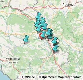 Mappa Parco Nazionale del Cilento, 84039 Teggiano SA, Italia (8.8985)