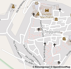 Mappa Via Melchiorre di Montalbano, 84039 Teggiano SA, Italia (0.12692)