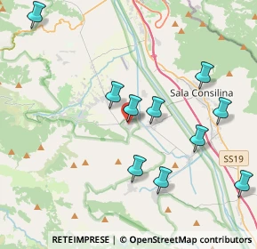 Mappa Via dei Decurioni, 84039 Teggiano SA, Italia (5.76385)