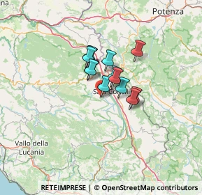 Mappa Via Vincenzo Dono, 84039 Teggiano SA, Italia (8.31077)