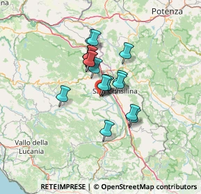 Mappa Via Vincenzo Dono, 84039 Teggiano SA, Italia (9.55588)