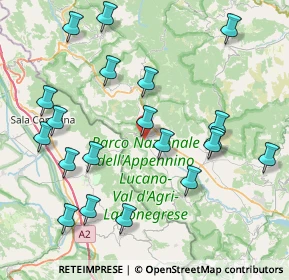 Mappa Via Crocevia, 85050 Paterno PZ, Italia (9.8125)