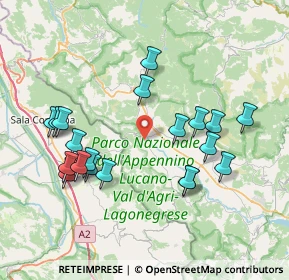 Mappa Via Crocevia, 85050 Paterno PZ, Italia (8.479)