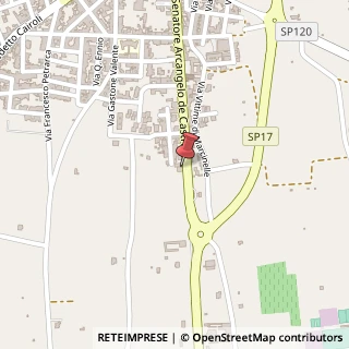 Mappa Via Gastone Valente, 15A, 73015 Salice Salentino, Lecce (Puglia)
