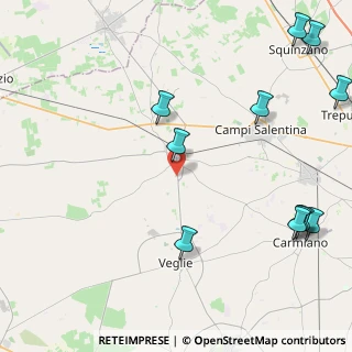 Mappa Via Achille Grandi, 73015 Salice Salentino LE, Italia (6.36091)