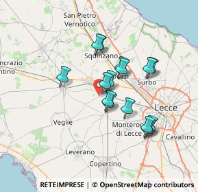 Mappa Via Veglie sn, 73051 Novoli LE, Italia (6.17067)