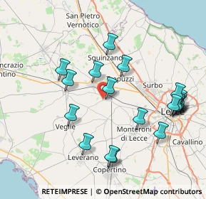 Mappa Via Veglie sn, 73051 Novoli LE, Italia (9.146)