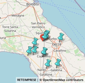Mappa Via Veglie sn, 73051 Novoli LE, Italia (11.46727)
