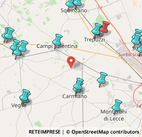 Mappa Via Veglie sn, 73051 Novoli LE, Italia (6.203)