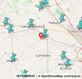 Mappa Via Veglie sn, 73051 Novoli LE, Italia (6.42538)