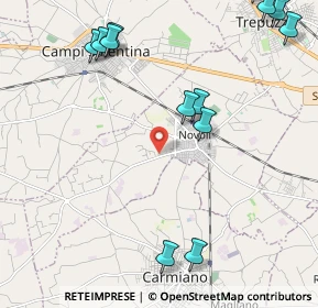 Mappa Via Veglie sn, 73051 Novoli LE, Italia (3.02769)