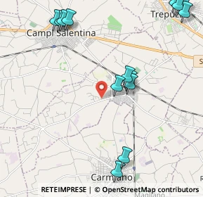 Mappa Via Veglie sn, 73051 Novoli LE, Italia (2.98786)
