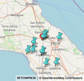 Mappa Via Toscana, 73051 Novoli LE, Italia (11.36727)