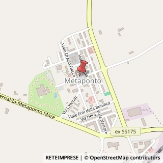 Mappa Piazza lido 7, 75012 Bernalda, Matera (Basilicata)