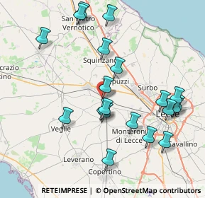 Mappa Via Redipuglia, 73051 Novoli LE, Italia (8.982)