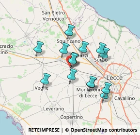 Mappa Via Redipuglia, 73051 Novoli LE, Italia (6.21)