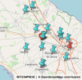 Mappa Via Redipuglia, 73051 Novoli LE, Italia (7.48647)