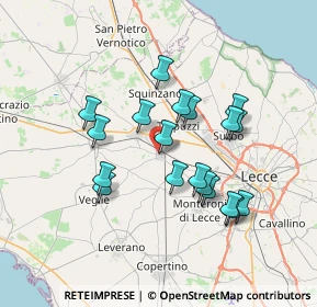 Mappa Via Redipuglia, 73051 Novoli LE, Italia (6.82)