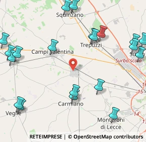 Mappa Via Redipuglia, 73051 Novoli LE, Italia (6.15)