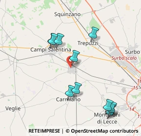 Mappa Via Redipuglia, 73051 Novoli LE, Italia (4.62091)