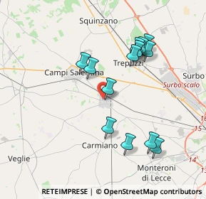 Mappa Via Redipuglia, 73051 Novoli LE, Italia (3.88)