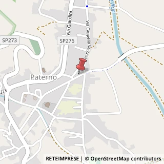 Mappa Via Cappella Vecchia, 1, 85050 Paterno, Potenza (Basilicata)