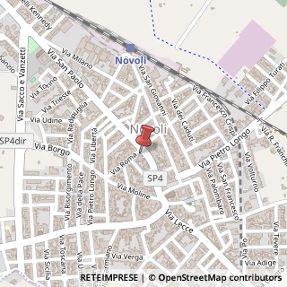 Mappa Via Sant'Antonio, 4, 73051 Novoli, Lecce (Puglia)