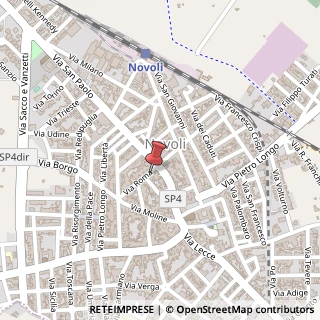 Mappa Via Roma, 47, 73051 Novoli, Lecce (Puglia)
