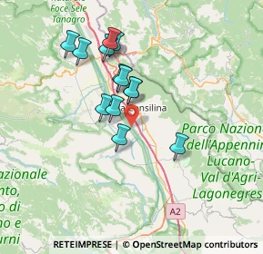 Mappa Via Provinciale del Corticato, 84036 Sala Consilina SA, Italia (6.38692)