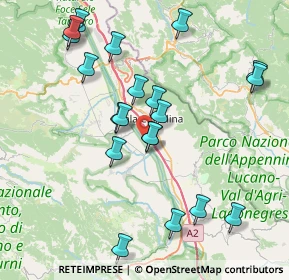 Mappa Via Provinciale del Corticato, 84036 Sala Consilina SA, Italia (8.8645)