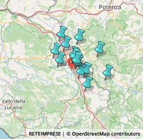 Mappa Via Provinciale del Corticato, 84036 Sala Consilina SA, Italia (8.29071)