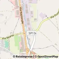 Hartă Reana del Rojale