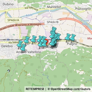Mappa Via Roma, 23010 Rogolo SO, Italia (0.5465)