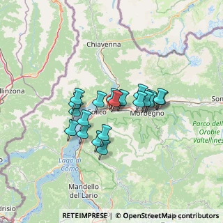 Mappa Via Garibaldi, 23010 Piantedo SO, Italia (9.9135)