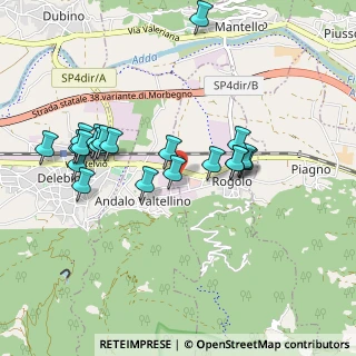 Mappa Via Nazionale, 23010 Rogolo SO, Italia (0.9045)