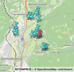 Mappa Frazione Casa del Secco, 28855 Masera VB, Italia (1.396)